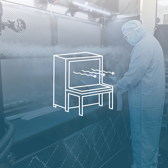 Immagine gallery: Cappe LAF orizzontali